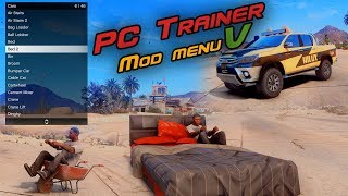 КАК УСТАНОВИТЬ ТРЕЙНЕР В GTA 5 PC Trainer V Official 122  УСТАНОВКА И ОБЗОР ТРЕЙНЕРА В ГТА 5 [upl. by Enimrej]