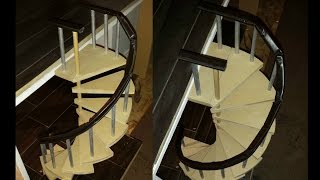 How to make a Doll Spiral Staircase [upl. by Jonme894]