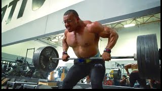 LARRYWHEELS VS BIGSCBOY  500LB BARBELL ROWS [upl. by Mcclure]