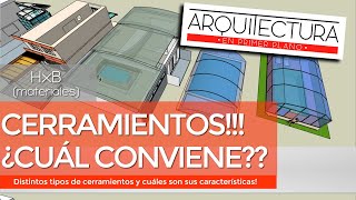 CERRAMIENTOS para EXTERIORES  ¿Cuál conviene poner  CONSTRUCCIÓN [upl. by Eemla]