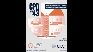 CPD in 43  Practical party wall tips for architectural designers [upl. by Hakkeber]