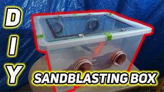 DIY a sandblasting box  cabinet [upl. by Voletta]