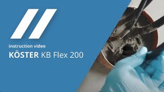 KÖSTER KB Flex 200  Instruction Video [upl. by Allerym]