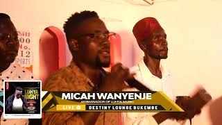 Micah Wanyenje Live Performance I Destiny Lounge Bukembe Part 2 [upl. by Joshia]