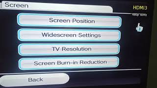 How to set wii HD wii2hdmi 480 progressive  widescreen [upl. by Jepson]