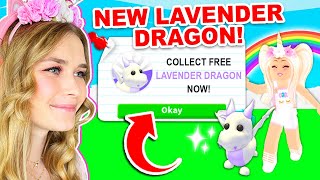 How To Get The NEW LAVENDER DRAGON In Adopt Me Roblox [upl. by Parry737]