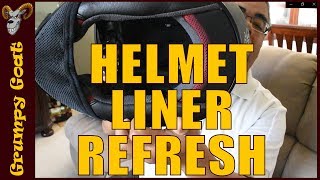 Helmet Liner Refresh  New Liner for Shoei RF1200 [upl. by Eirrahs]