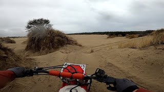 Honda 200x Test Ride At The Dunes 11224 [upl. by Mateya]