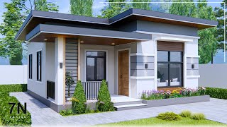 720 x 720 Meter Small House plan  Beautiful small house 2Bedroom [upl. by Yrennalf161]