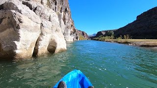 Kayaking the Rio Grande the Wildest and Most Fun River in Texas  Big Bend Ranch Colorado Canyon [upl. by Suertemed]