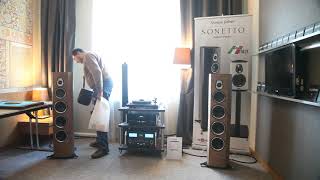 Sonus Faber Sonetto VIII McIntosh MA9000McIntosh MCD500MHES 2018 [upl. by Mitchiner]