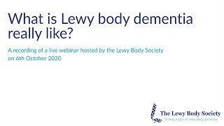 What is Lewy body dementia really like [upl. by Nnyledam]