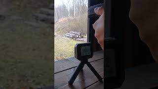 Baltic bullet 9x19 FMJ ammo chronograph velocity test Garmin Xero C1 Pro arex delta [upl. by Emmy]