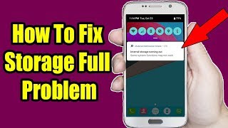 How to Fix Storage Full Problem on Android Phone  How to fix low space storage Problem [upl. by Sirkin]