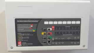 C Tec CFP series fire alarm control panel weekly test [upl. by Anaxor150]