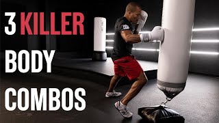 3 BODY SHOT COMBOS YOU NEED TO TRY  Boxing Training [upl. by Brook]