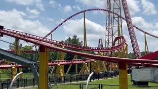 Intimidator 305 Project 305 offride Kings Dominion [upl. by Pyotr]