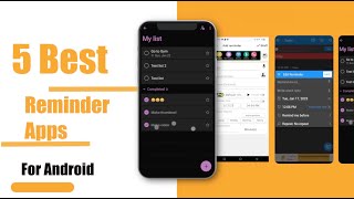 5 Best Free Reminder Apps For Android 🔥 ✅ [upl. by Ellehc]