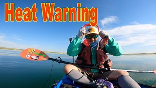 Heat Warning Kayak Fishing at the McGregor [upl. by Evin]