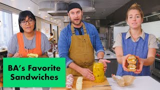 Pro Chefs Make Their Favorite Sandwiches  Test Kitchen Talks  Bon Appétit [upl. by Cassady]