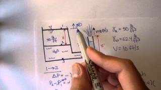 Bernoulli Equation Example 2 Fluid Mechanics 25 [upl. by Mathew492]