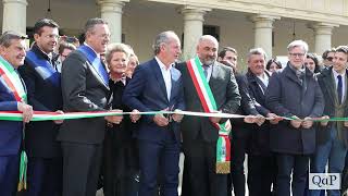 San Gregorio entra nel vivo inaugurati il rinnovato ufficio Iat e i lavori alla roggia Cordana [upl. by Aelanej280]