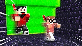 RUN FROM THE SLIME with RageElixir  Minecraft Slime Parkour [upl. by Brit]