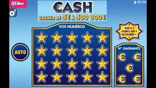 Grattage pour 100€ de jeux à gratter CASH 💶💶💶 FDJ En Ligne 💶💶💶 [upl. by Ennaeus]