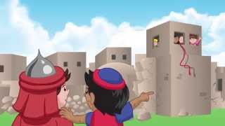 Rahab  Little Bible Heroes animated childrens stories [upl. by Carlee340]