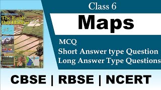 Class 6Geography Chapter 4 Maps Question amp Answer  CBSE  NCERT [upl. by Fraya445]