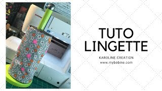 Tuto couture  essuie tout et lingette [upl. by Nnairac736]