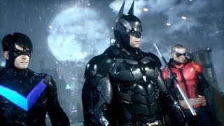 Batman Arkham Knight Gameplay Trailer  Robin Catwoman Nightwing Character Switching Combat [upl. by Cinamod135]