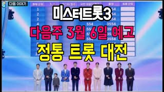 미스터트롯3 정통 트롯 대전 다음주 예고  김용빈 손빈아 춘길 천록담 최재명 유지우 박지후 남궁진 남승민 추혁진 [upl. by Asemaj775]