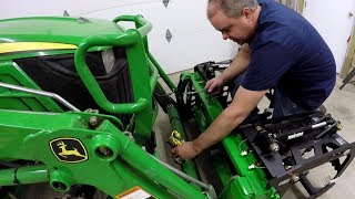 Artillian 3rd Function Diverter Kit Installation John Deere 1025R Grapple [upl. by Lenny920]