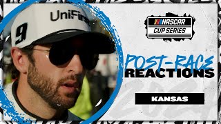 Chase Elliott talks ‘fighting back’ after engine setback at Kansas  NASCAR [upl. by Arvad313]