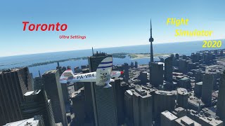 Toronto Canada in Microsoft Flight Simulator 2020 [upl. by Eical955]