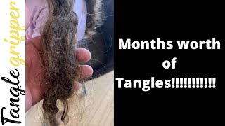 Extremely Matted hair  Step by Step Guide HOW to brush out tangles the Best Way [upl. by Dewain]