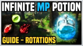 BDO INFINITE MANA POTION GUIDE and ROTATIONS  Manshaum Tshira Navarn Steppe Black Desert Online [upl. by Barbabra]