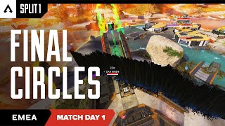 Final Circles  EMEA Pro League Split 1 Match Day 1 Ft E6 40Worse aNc  Apex Legends [upl. by Ecinrahs]