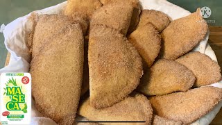 empanadas de maíz se deshacen en la boca sin gluten 😋 [upl. by Narhem901]