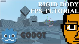 RigidBody FPS Character  Godot Tutorial [upl. by Vassell613]