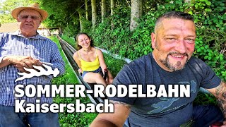 Sommerrodelbahn Kaisersbach  Fahrspaß für jung und alt [upl. by Maegan868]