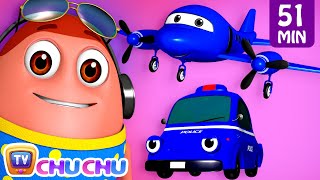 Learn Blue Color with Surprise Eggs Ball Pit Show  More Funzone Songs for Kids  ChuChu TV [upl. by Bamby]