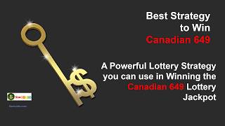 Best Strategy to Win Canadian 649  Canadian 649 Lottery Strategies 2020 [upl. by Jaban]