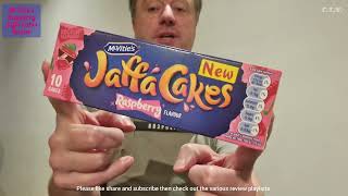 McVities Blackcurrant Jaffa Cakes Review UK foodie [upl. by Hubsher]