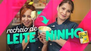 RECHEIO DE BRIGADEIRO DE LEITE NINHO [upl. by Ahsikcin]