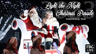 Light the Night Christmas Parade  Fredericksburg TX  2023 [upl. by Dido]