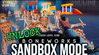 HOW TO UNLOCK BONEWORKS SANDBOX MODE [upl. by Ehtyaf249]