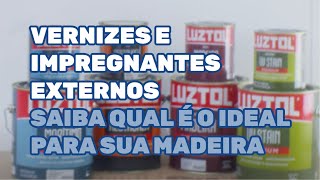 Linha Madeira  Vernizes e Impregnantes externos [upl. by Lenox]