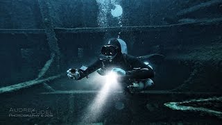 Sidemount Decompression Dive on Um El Faround Wreck Malta [upl. by Cita]